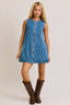 Summer Denim Mini Dress