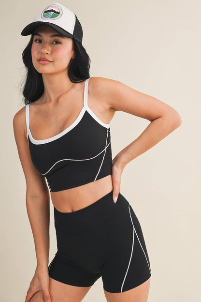 Bri Contrast Contour Top