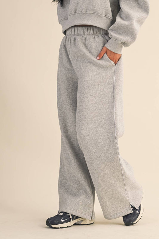 Core Cozy Fleece Wide Leg Sweatpants