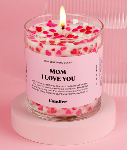 Mom, I Love you Candle