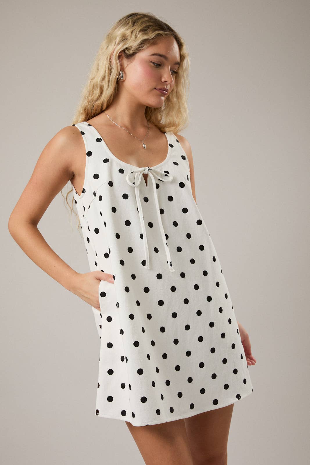Faye Polka Dot Mini Dress