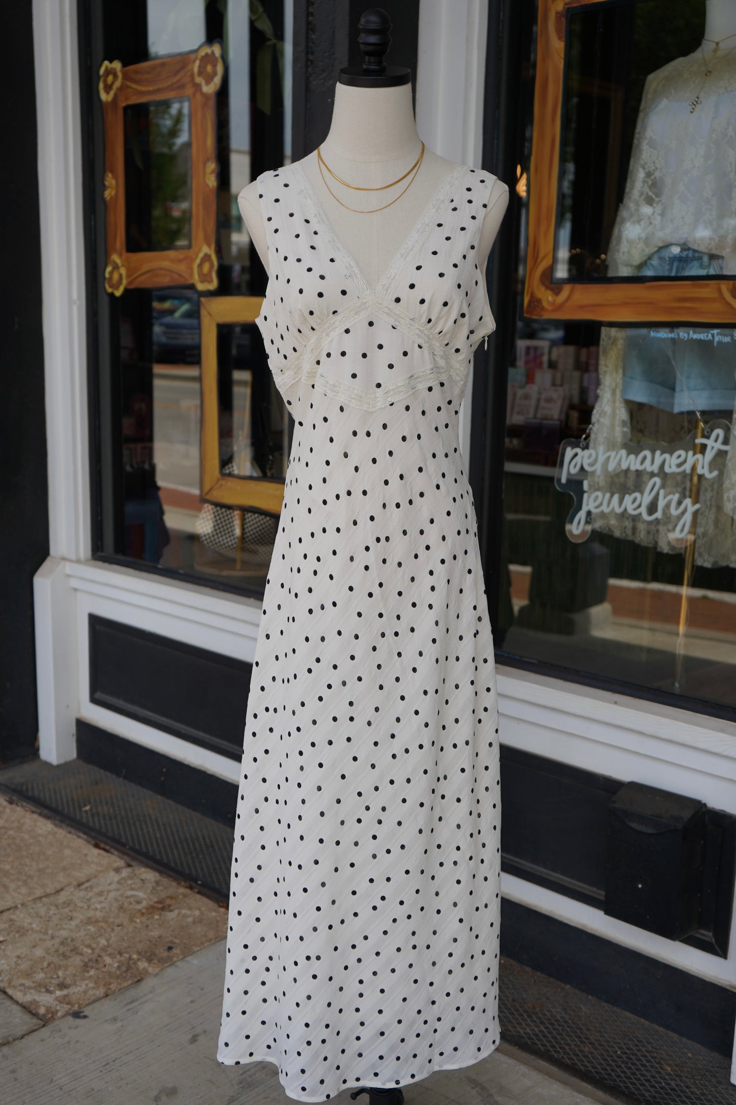 Lola Polka Dot Slip Dress
