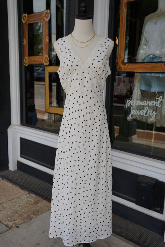 Lola Polka Dot Slip Dress