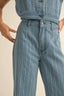 Jenna Striped Denim Pants