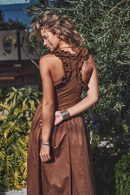 Gina Ribbed Knit Midi Dress