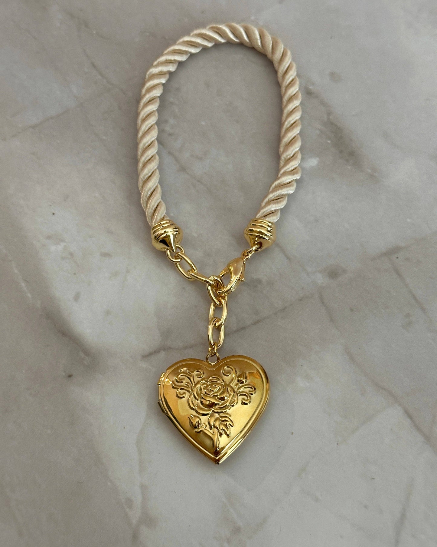 Heart Locket Bag Charm