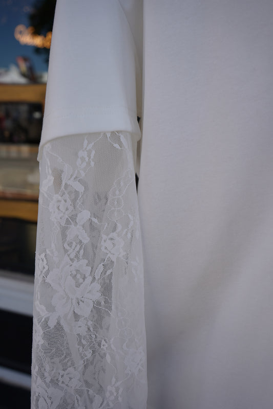 Rachel Lace Contrast Long Sleeve