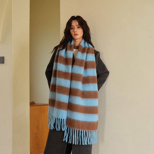 Mayci Oversized Stripe Scarf