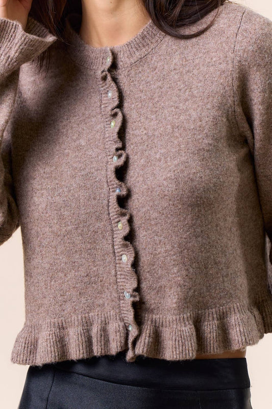 Goldie Ruffle Cardigan