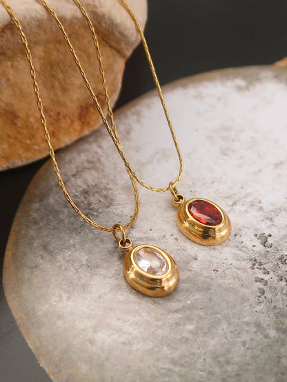 Cornelia Gemstone Necklace | Waterproof Jewelry