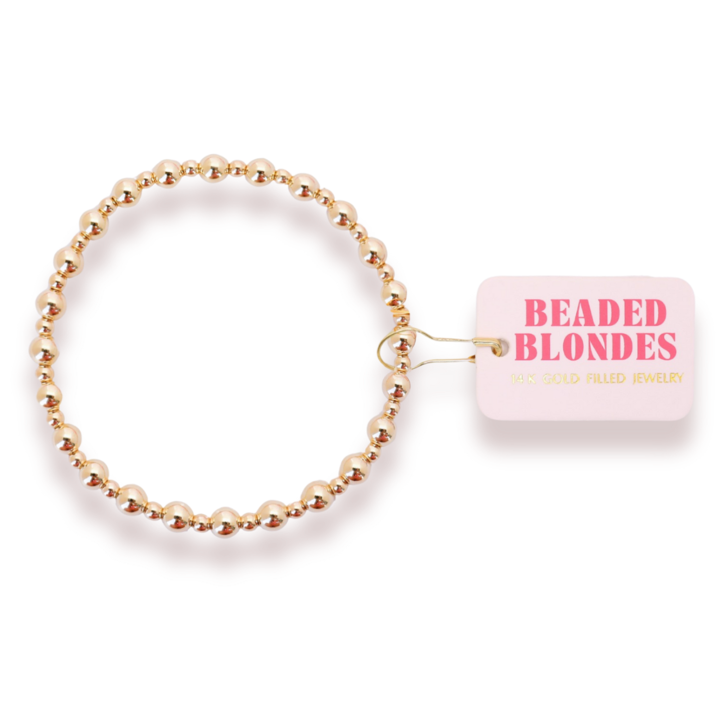 Katy Bracelet in Gold | BEADED BLONDES