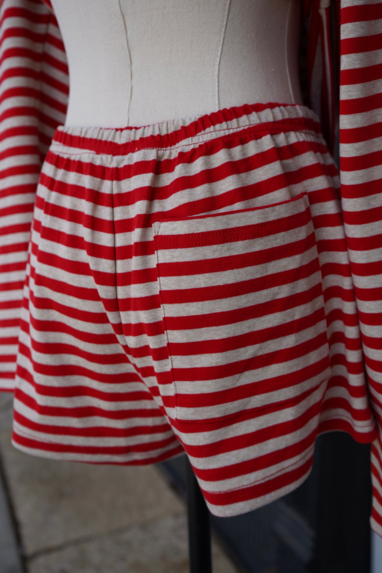 Ruby Stripe Lounge Short
