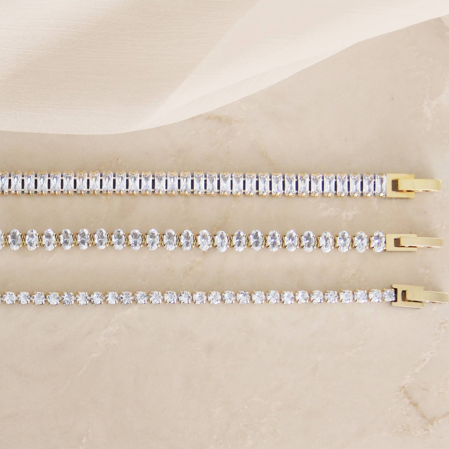 Ellie Tennis Bracelet | Waterproof Jewelry