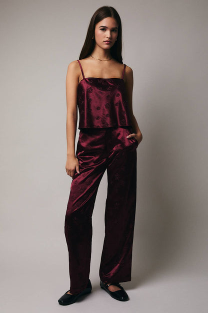 Rosie Satin Tank & Pants Set