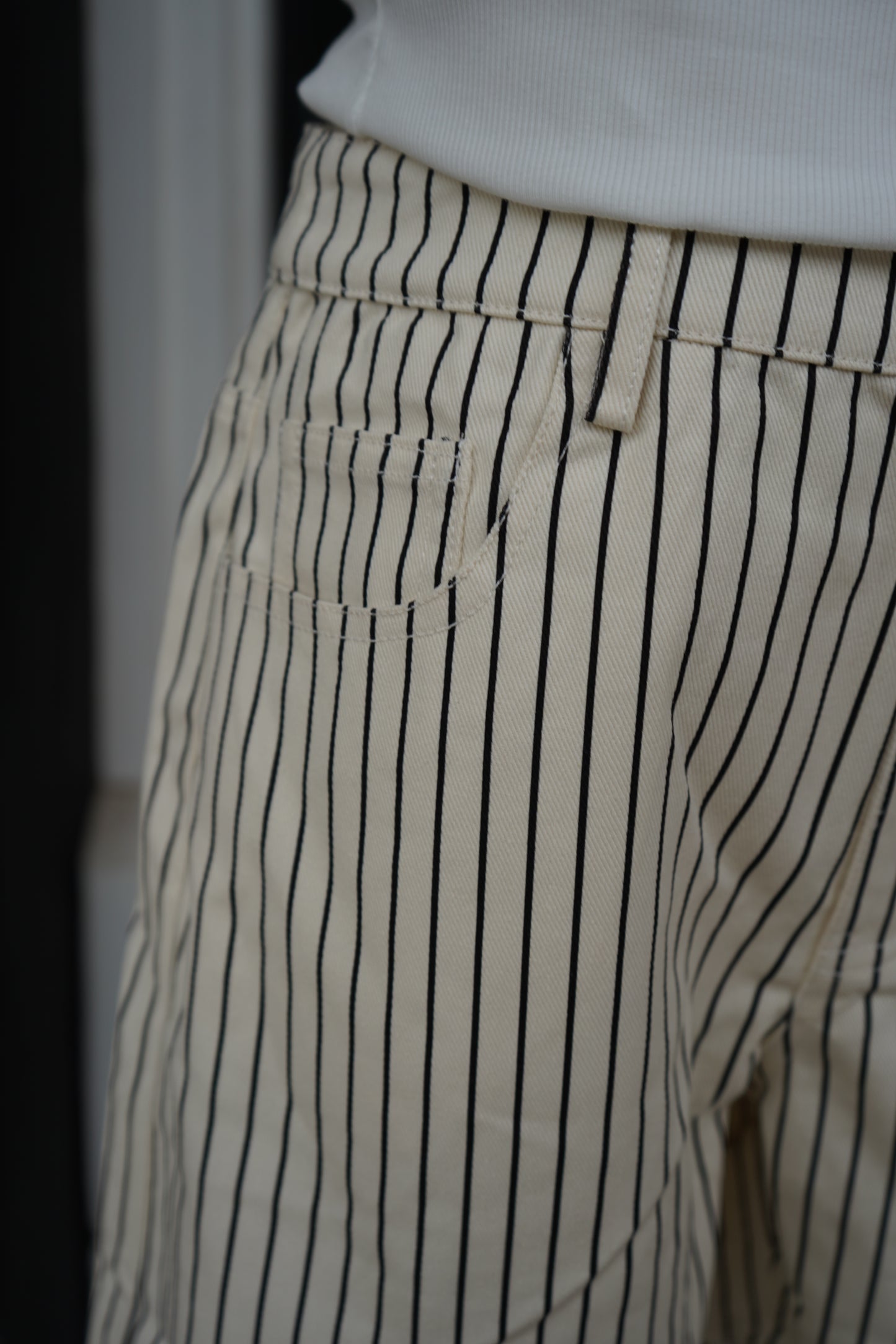 Dani Stripe Boyfriend Shorts