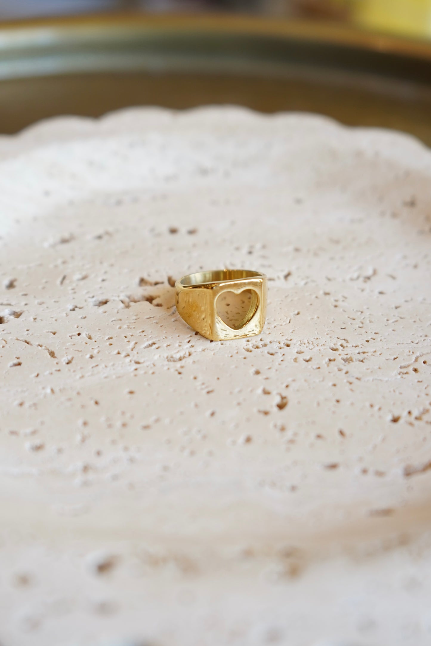 Open Heart Ring | Waterproof Jewelry