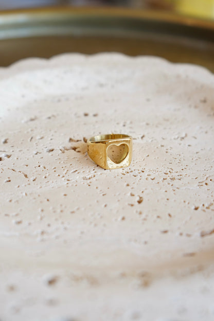 Open Heart Ring | Waterproof Jewelry