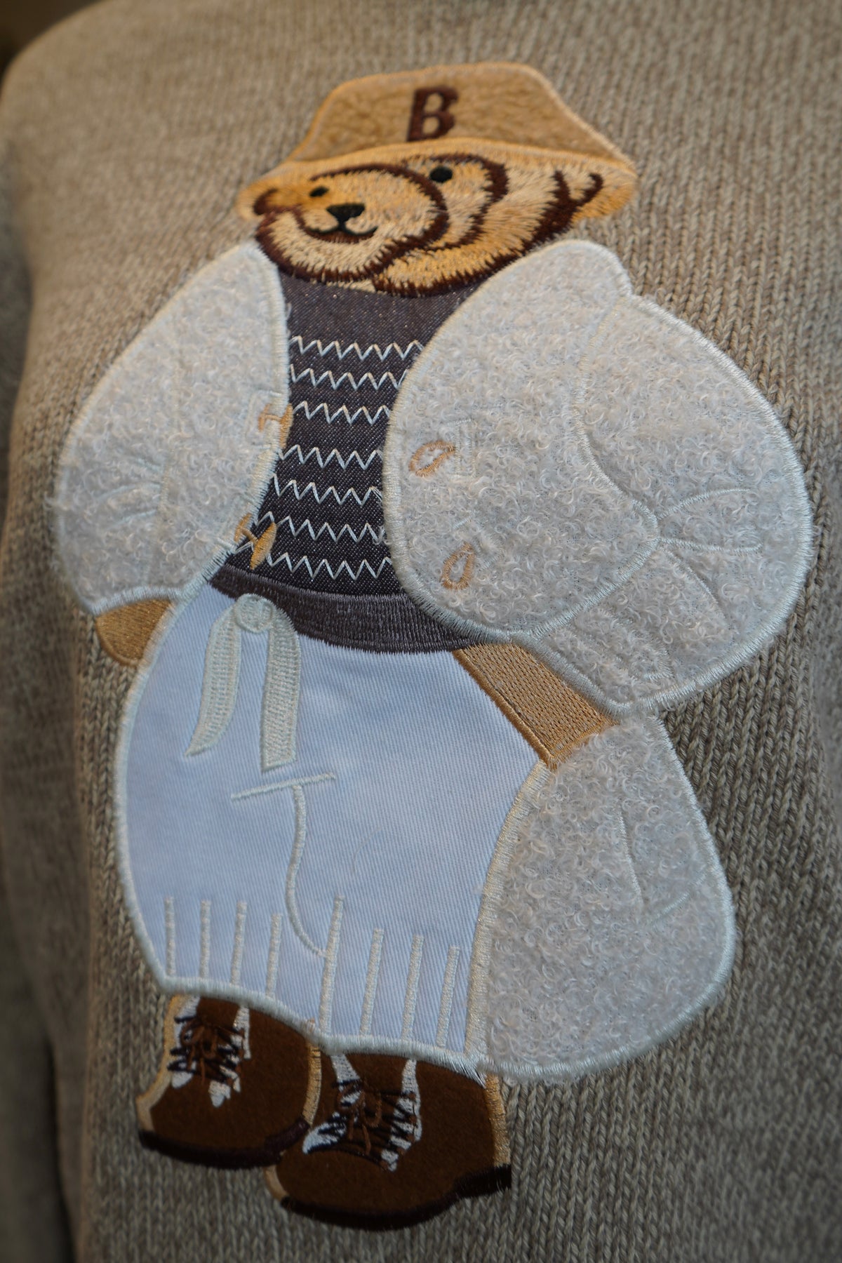 Teddy Bear Knit Sweater