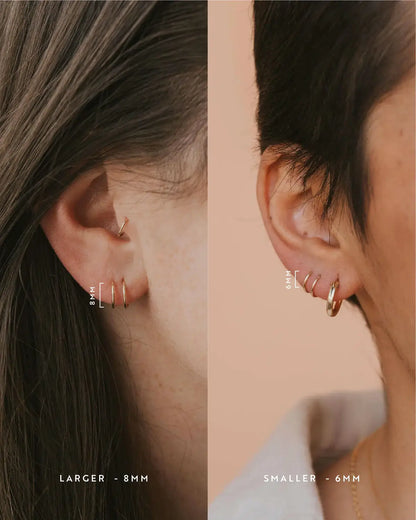 Tiny Twist Earrings | Waterproof Jewelry