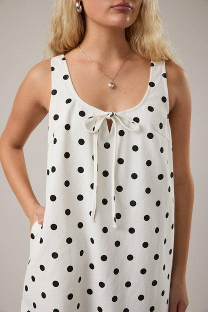 Faye Polka Dot Mini Dress