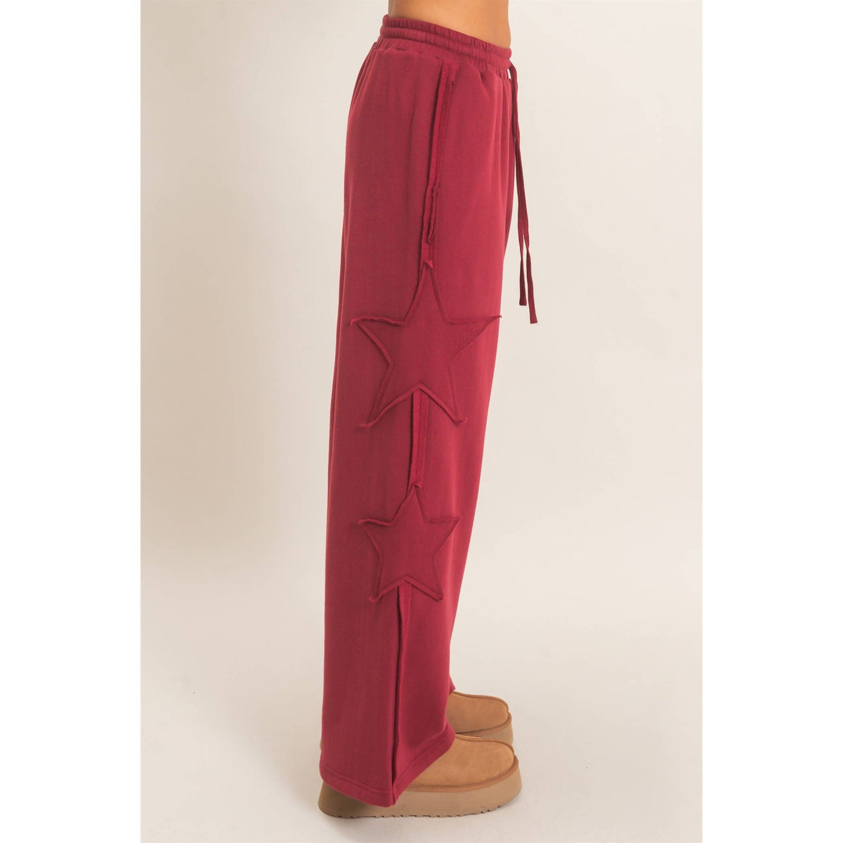Lilly French Terry Star Patch Sweatpants