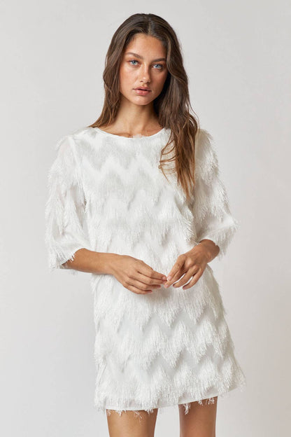 Wren Fringe Mini Dress
