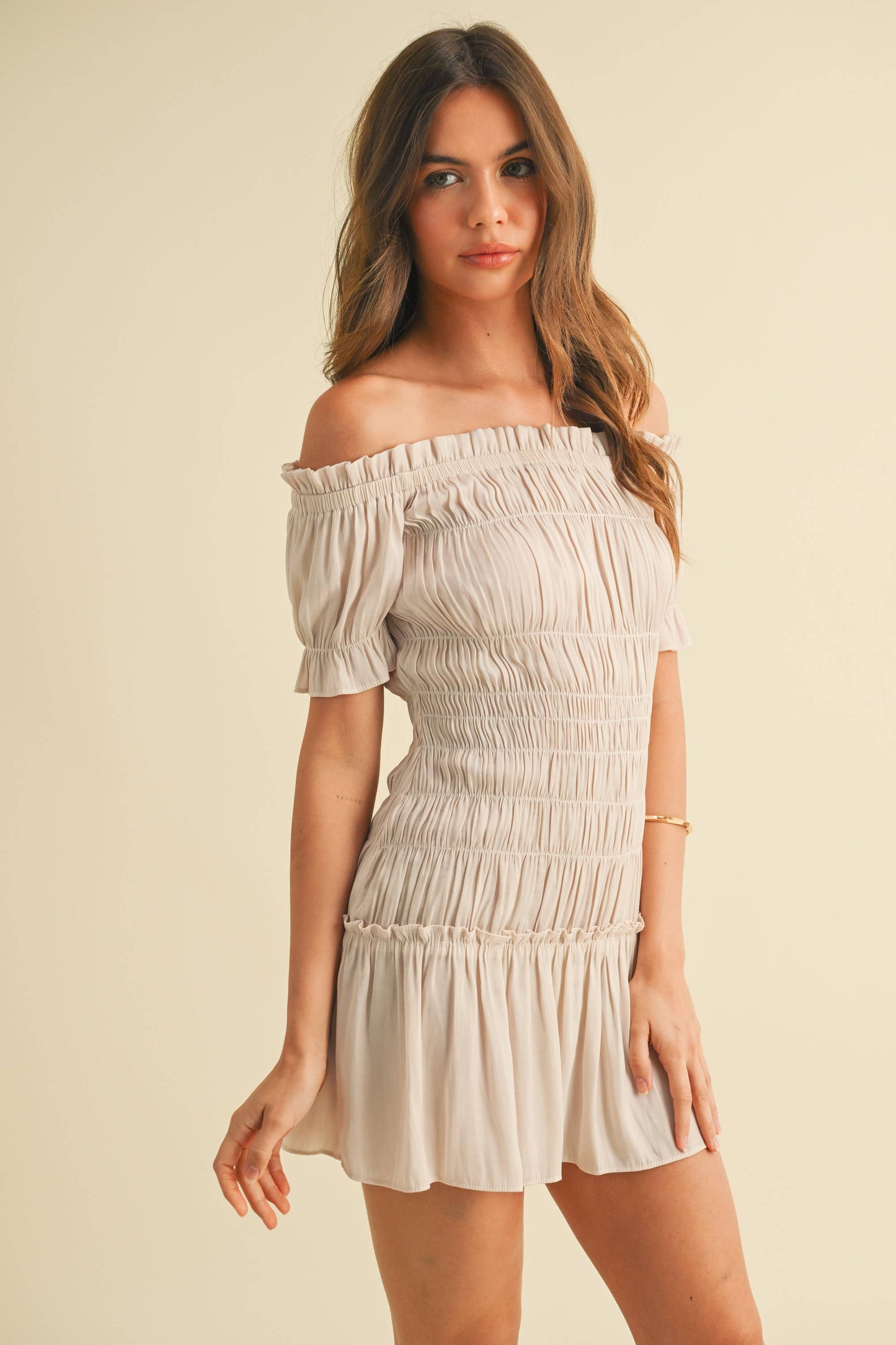 Ida Smocked Mini Dress