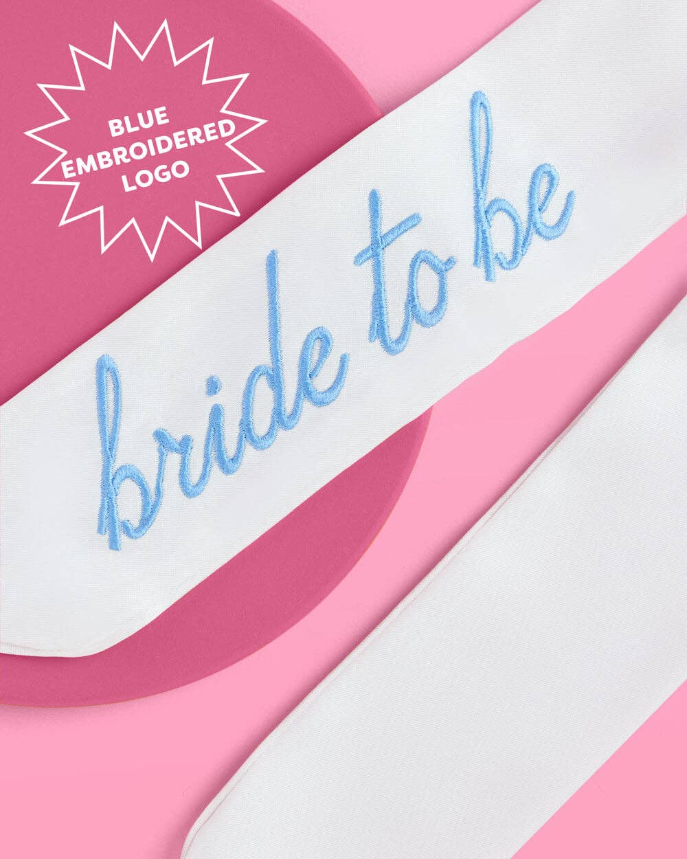 Bride To Be Embroidered Hair Bow
