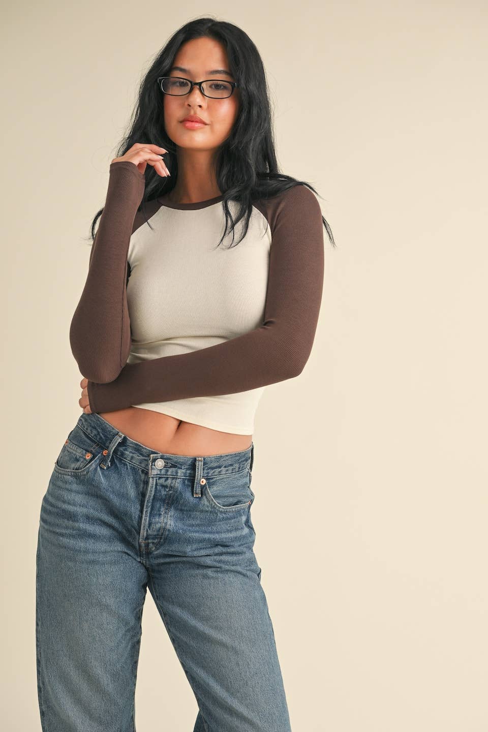 Britt Raglan Long Sleeve Tee