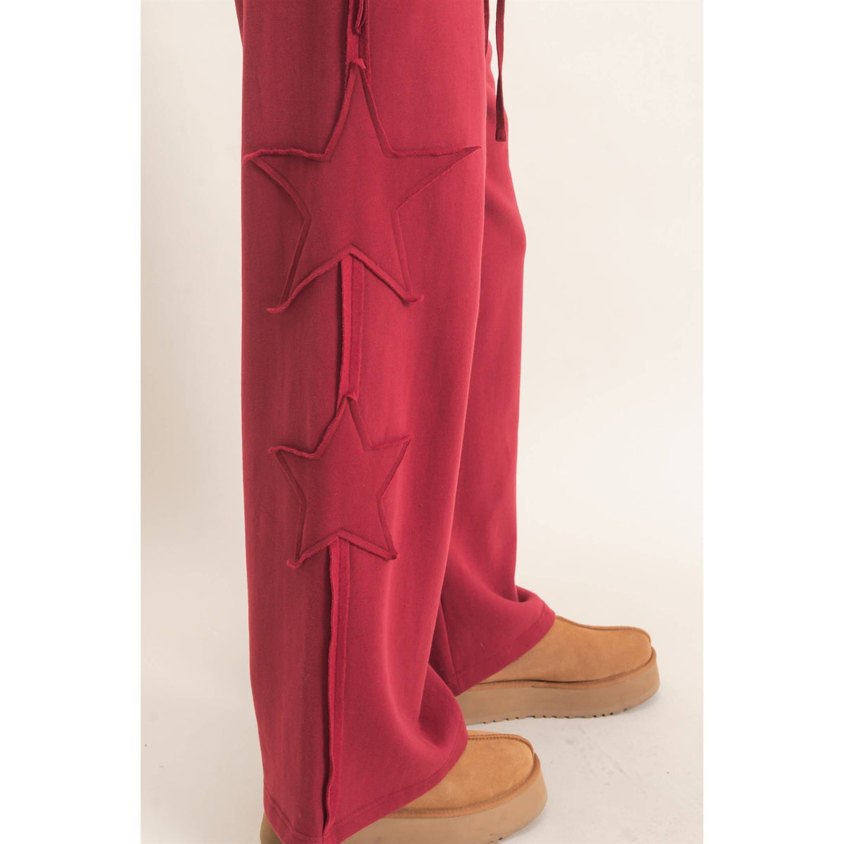 Lilly French Terry Star Patch Sweatpants