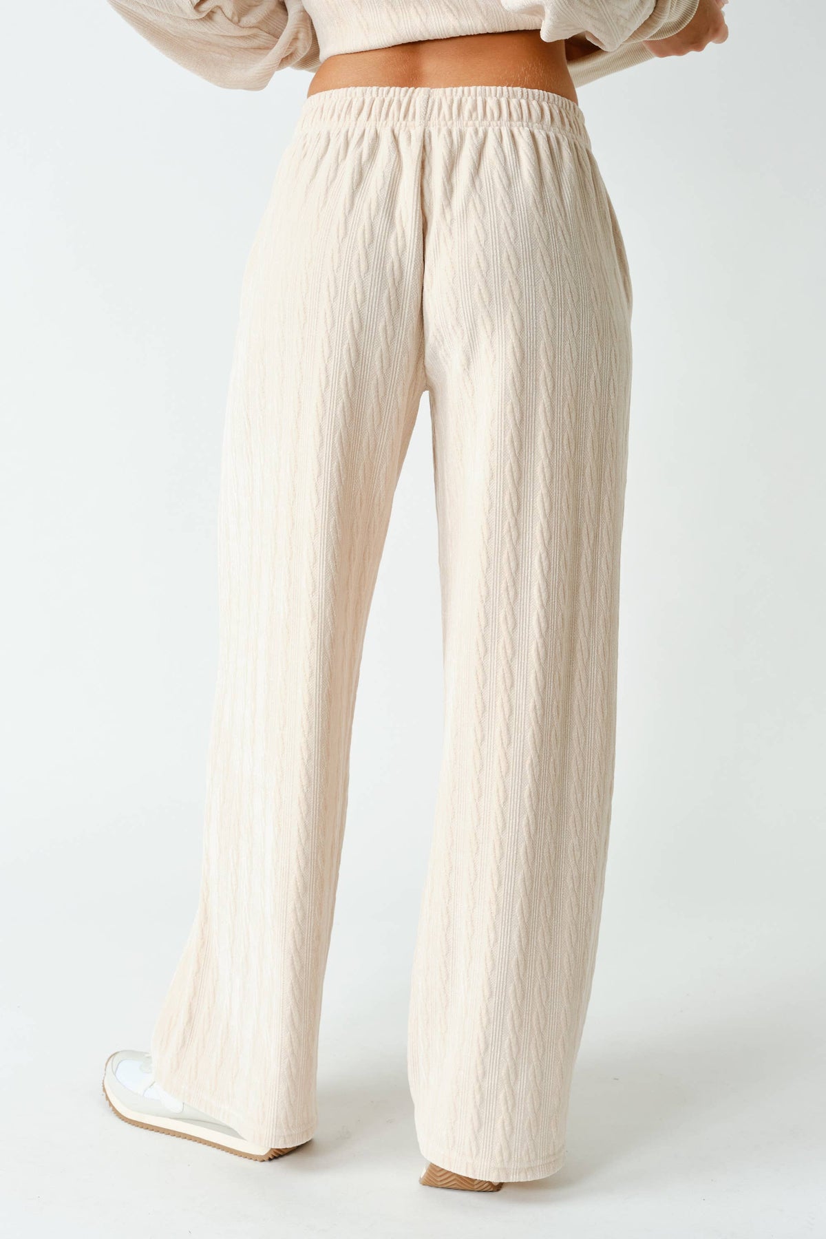 Tay Groove-Track Textured Lounge Pants
