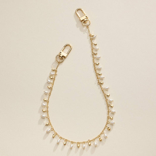 Bri Gold Chain Bag Charm Strap