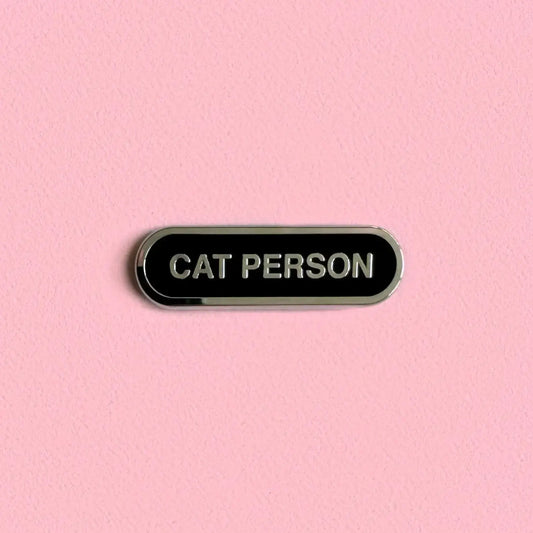 Cat Person Enamel Pin