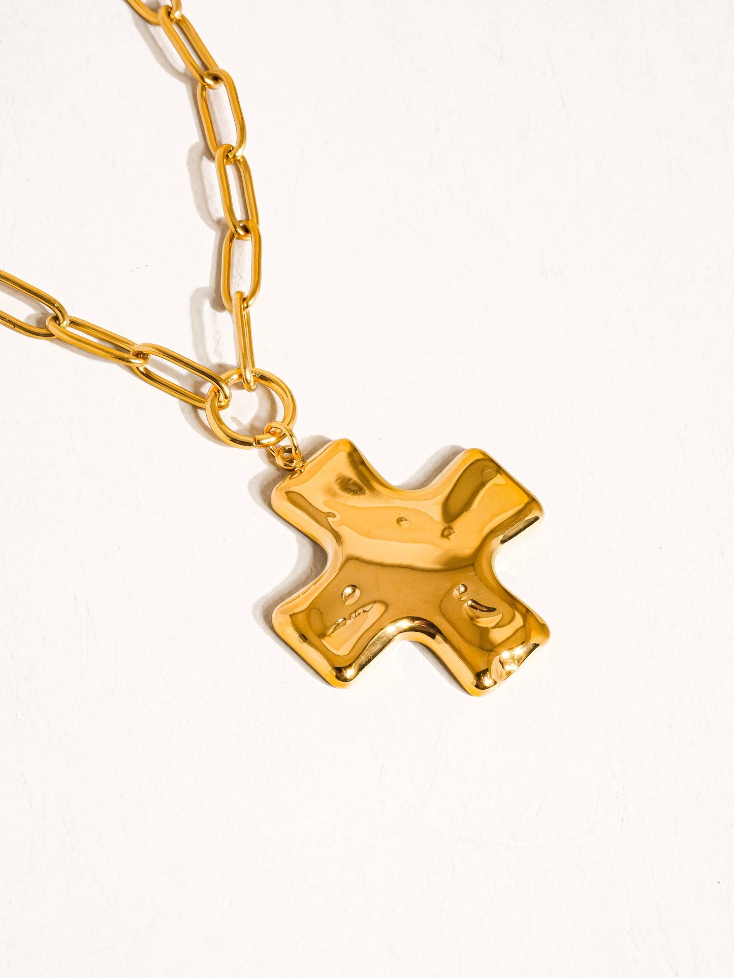 Bari Cross Chain Necklace | Waterproof Jewelry
