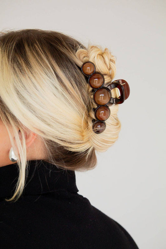 Walnut Claw Clip