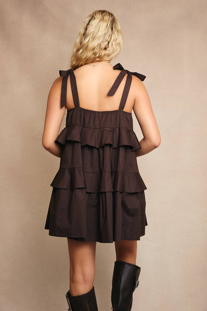 Honey Ruffle Mini Dress