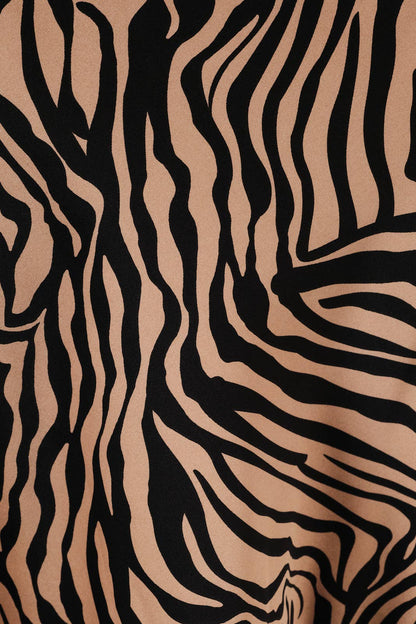 Kitty Zebra Midi Skirt