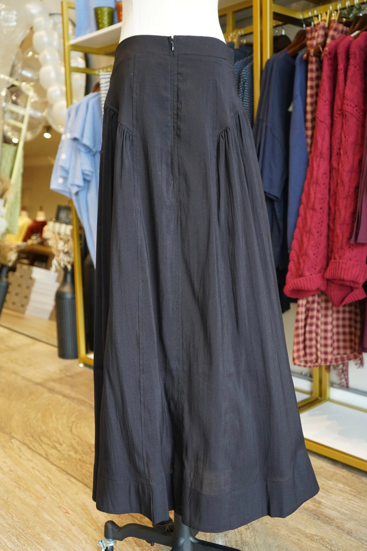 Gabi Basque Waist Skirt