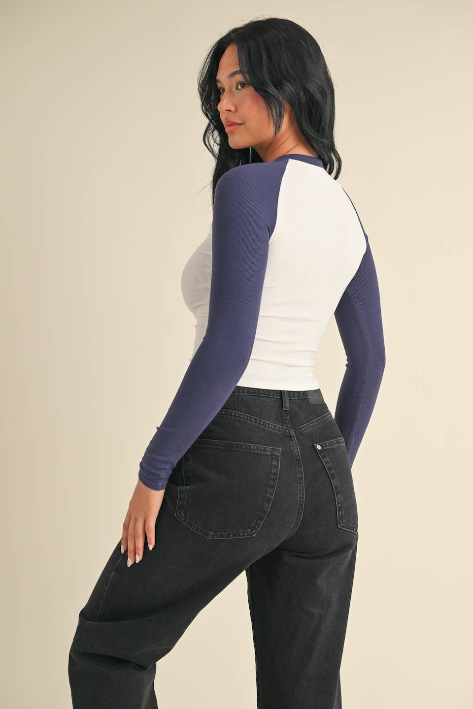 Britt Raglan Long Sleeve Tee