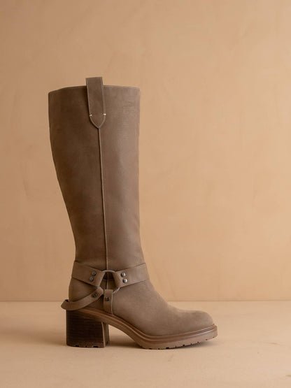 The Leanne Moto Knee High Boot