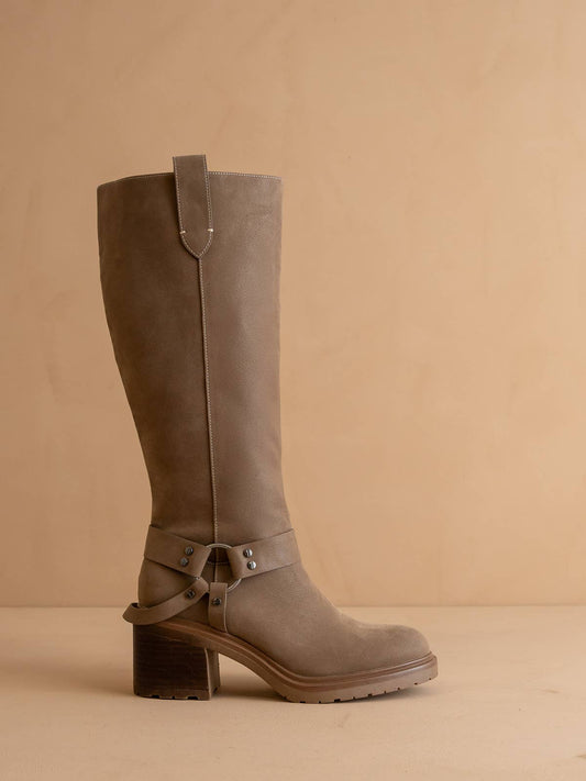 The Leanne Moto Knee High Boot