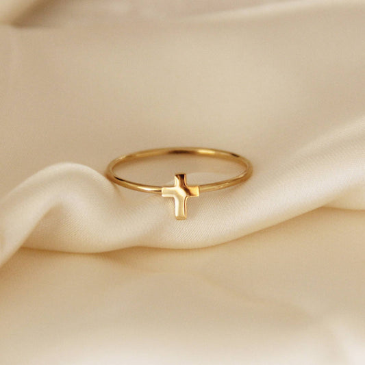 Cross Ring | Waterproof Jewelry