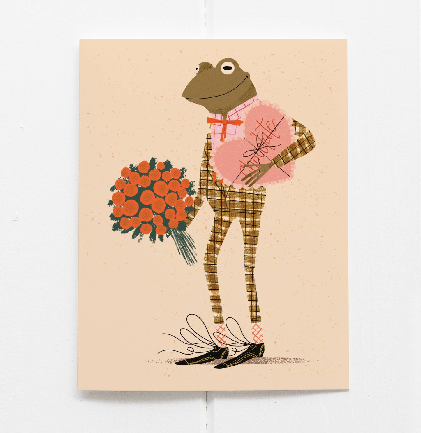 Handsome Frog Valentine Card