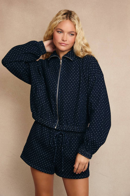 Poppy Polka Dot Denim Set
