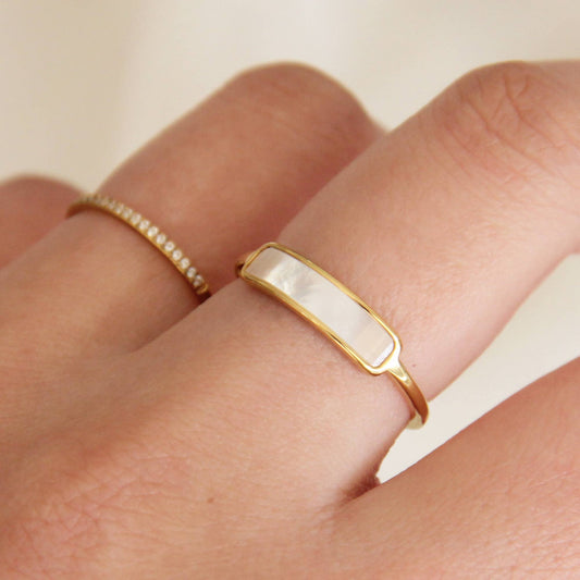 Pearl Ring | Waterproof Jewelry