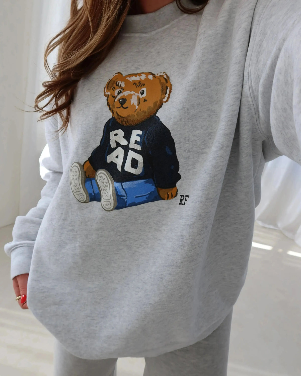 Rebel Bear READ 'Relaxed' Crewneck