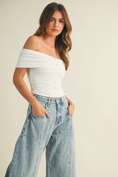 Roxy Off Shoulder Top