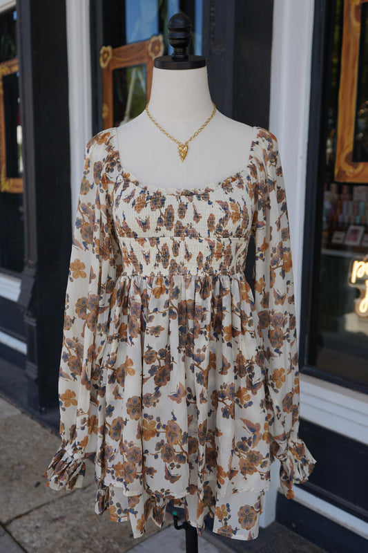 Fiona Floral Tiered Romper