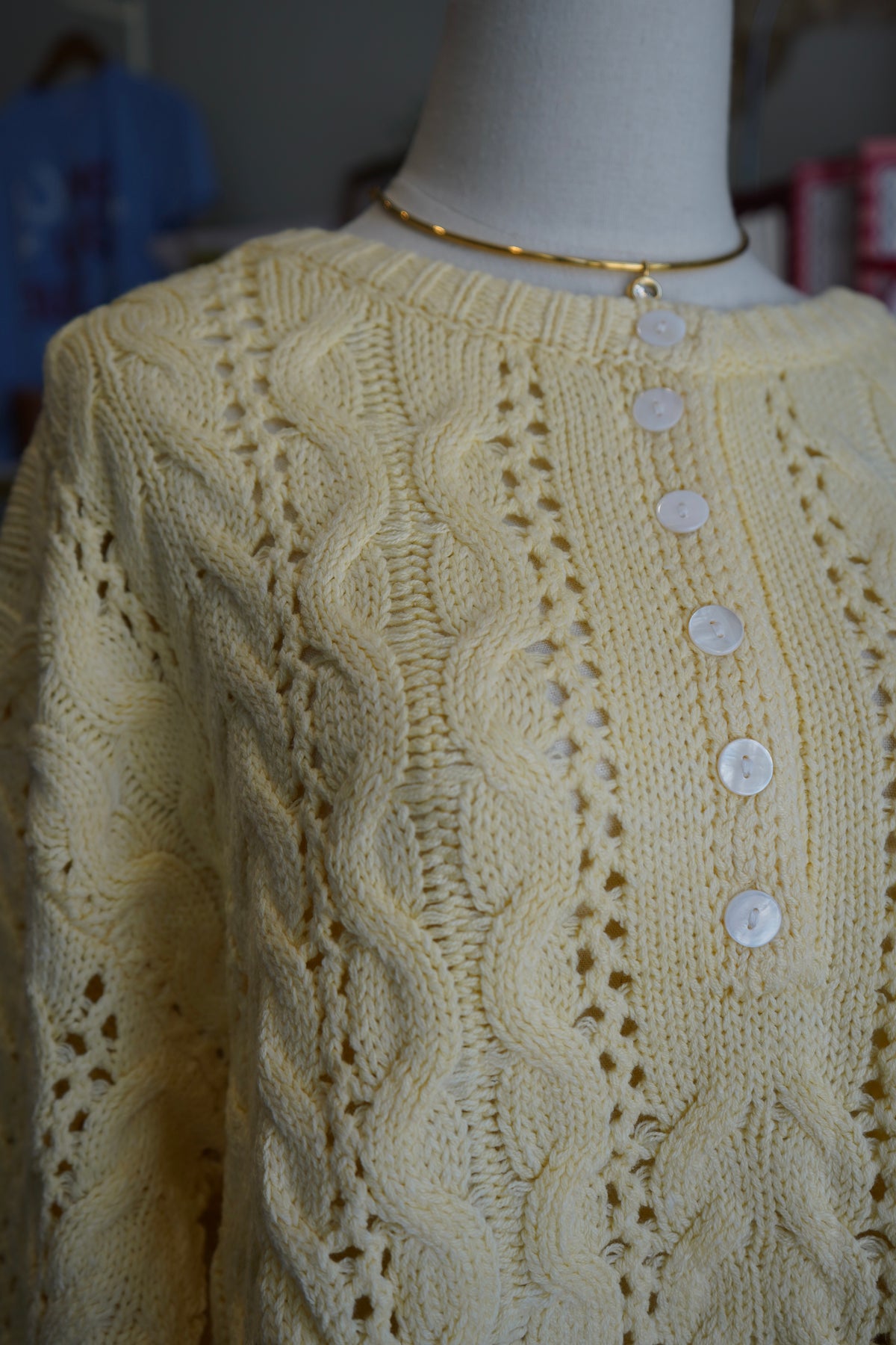 Lillie Cable Knit Sweater Top