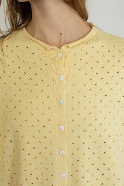 Annalise Pointelle Cardigan
